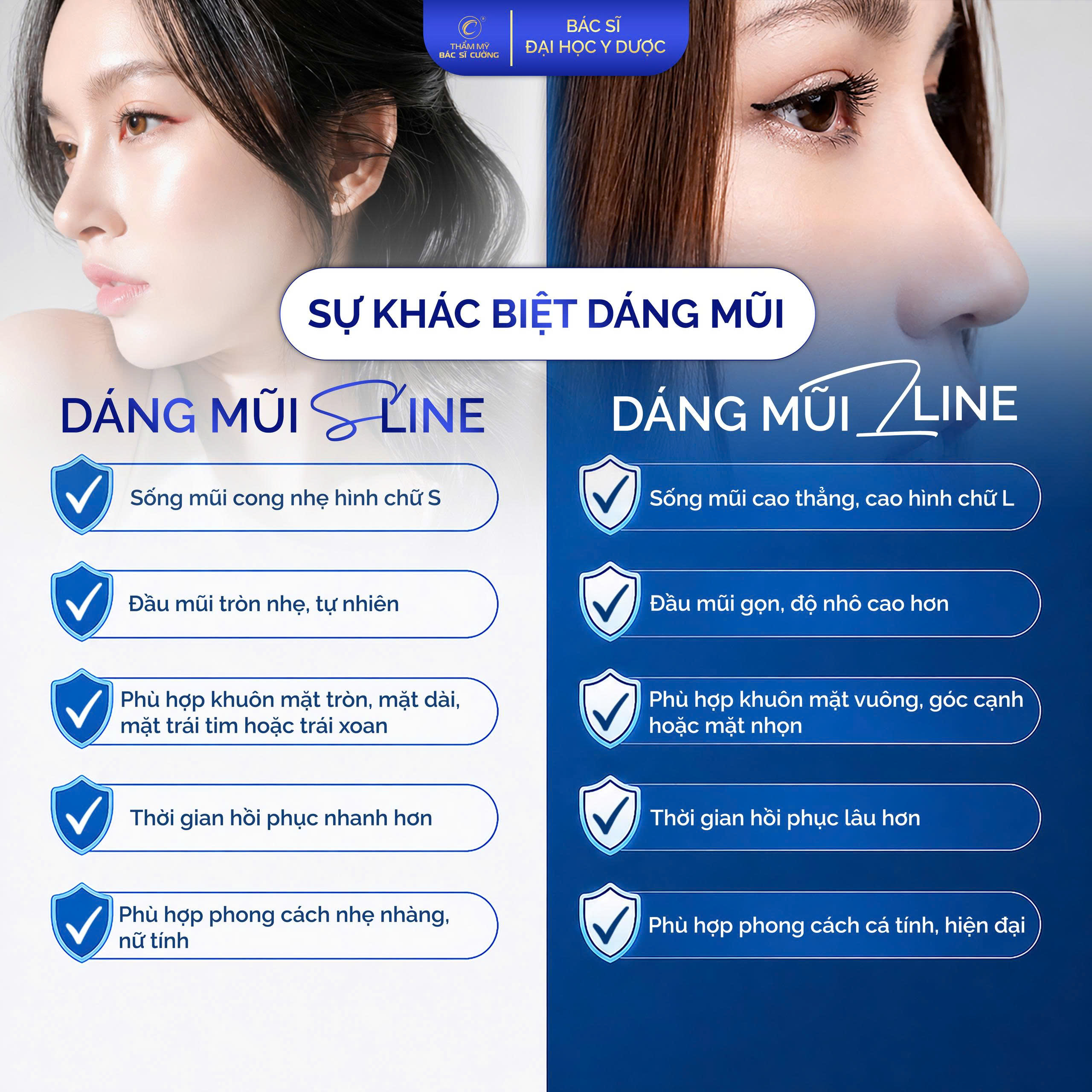 NÂNG MŨI S-LINE HAY NÂNG MŨI L-LINE?