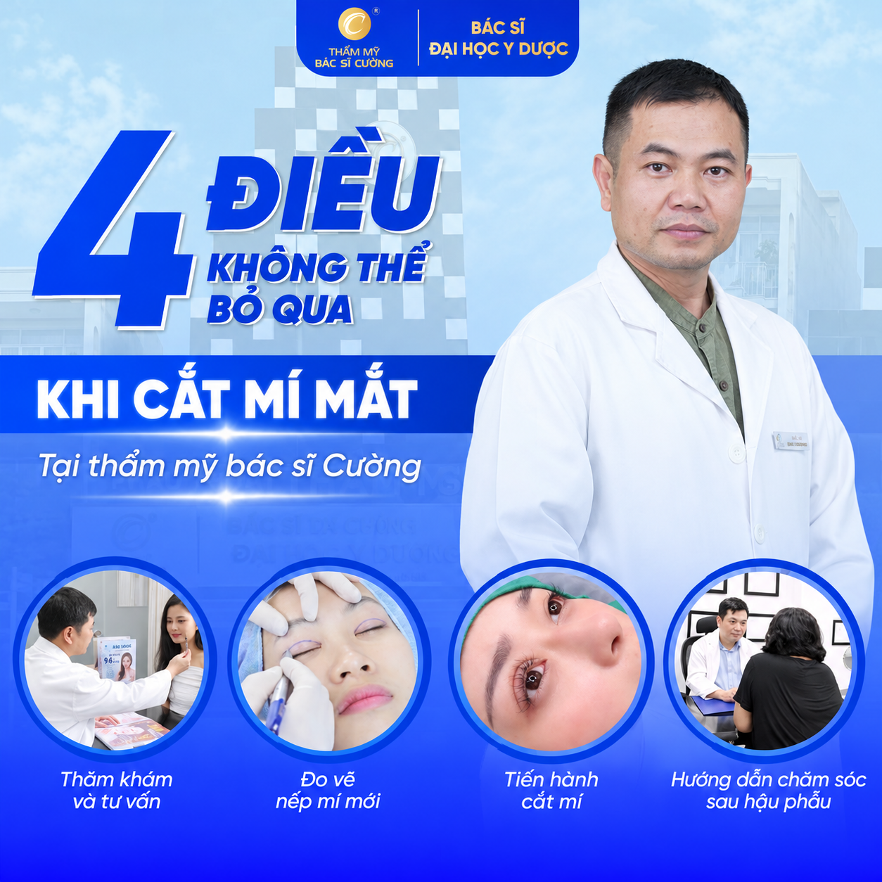 Quy trình thực hiện cắt mí Plasma